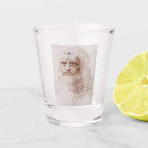 Vaso De Chupito Algo en mi mente, el retrato de Leonardo da Vinci