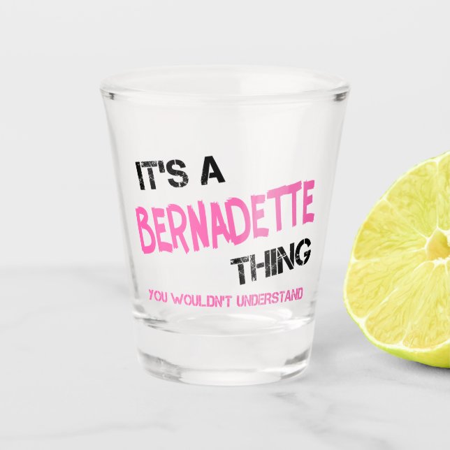 Vaso De Chupito Algo que Bernadette no entendería (Anverso)