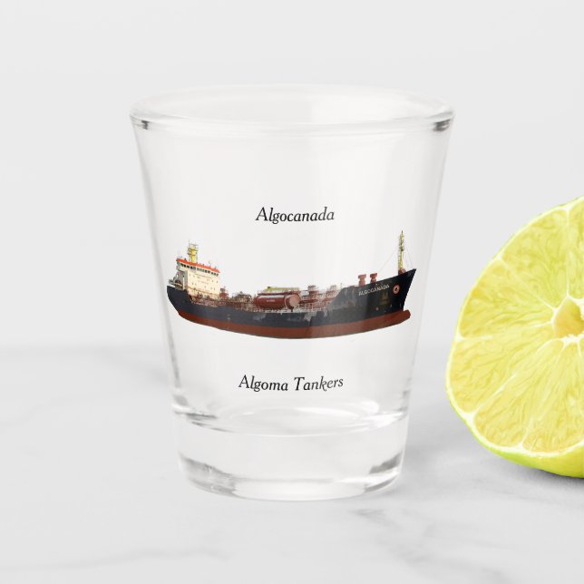 Vaso de chupito Algocanada (Anverso)