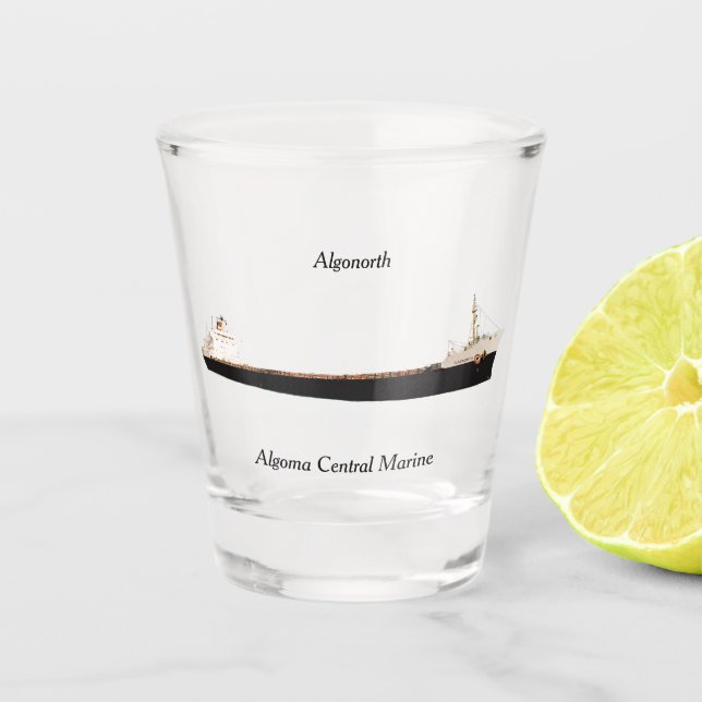Vaso De Chupito Algonorth shot glass (Anverso)