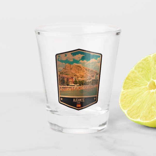 Vaso De Chupito Alicante (Anverso)