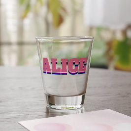 Vaso De Chupito Alice Name Shot Glass