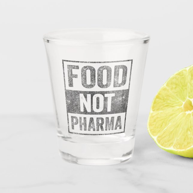Vaso De Chupito Alimentos No Pharma Nutrición Orgánica Natural (Anverso)