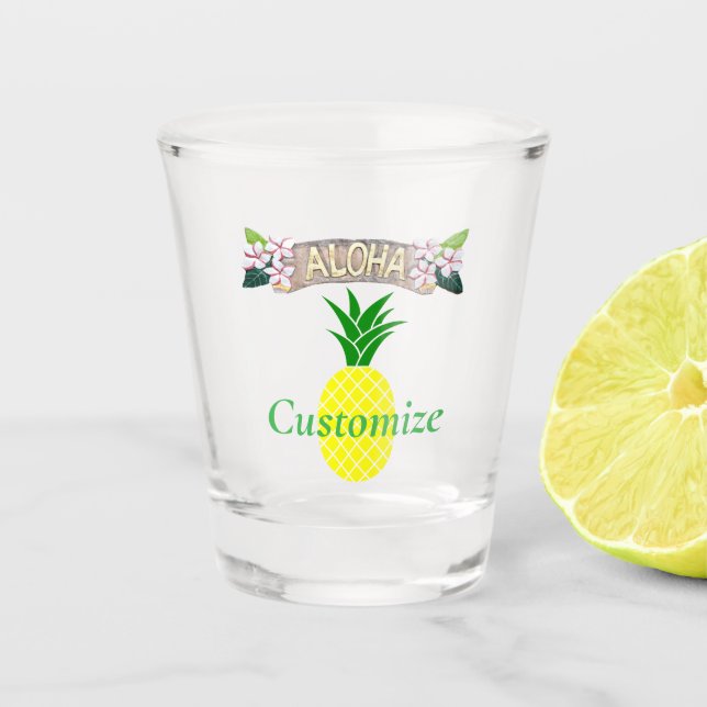 Vaso De Chupito Aloha Pineapple Thunder_Cove (Anverso)