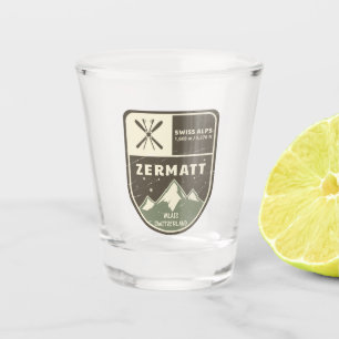 Vaso De Chupito Alpes suizos Zermatt Valais Suiza