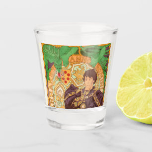 Vaso De Chupito Alphonse Mucha Prince y Dragon