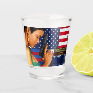 Vaso De Chupito ¡Alto y firme por la libertad!