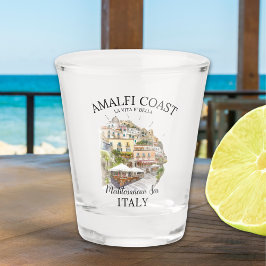 Vaso De Chupito Amalfi Coast Cliff Houses – Italian Seaside 