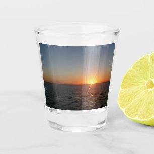 Vaso De Chupito Amanecer en el Mar III Océano Atlántico