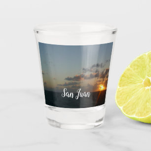 Vaso De Chupito Amanecer sobre San Juan I Puerto Rico