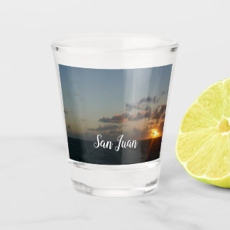 Vaso De Chupito Amanecer sobre San Juan I Puerto Rico