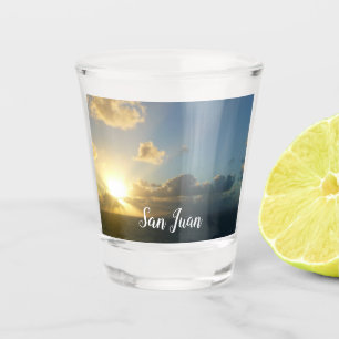 Vaso De Chupito Amanecer sobre San Juan II Puerto Rico