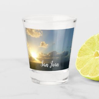 Vaso De Chupito Amanecer sobre San Juan II Puerto Rico