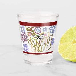Vaso De Chupito Amante invernal del ciervo 