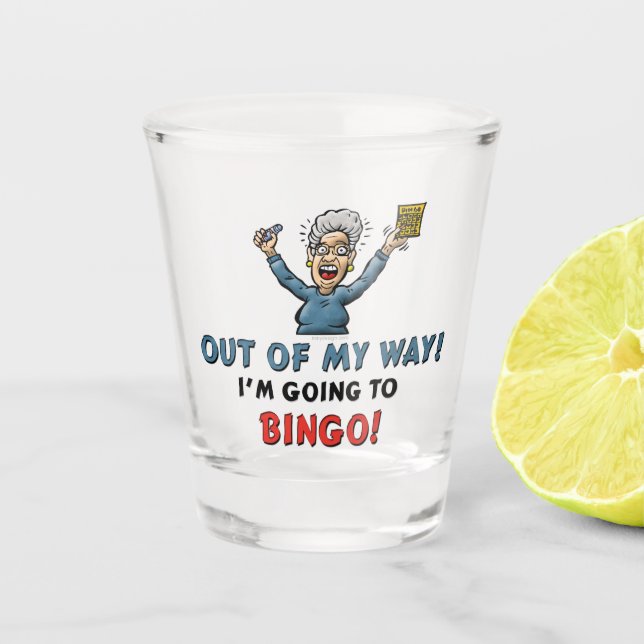 Vaso De Chupito Amantes de Bingo (Anverso)