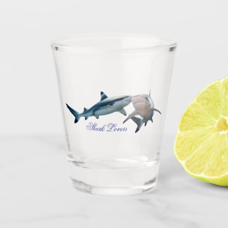 Vaso De Chupito Amantes del tiburón blanco