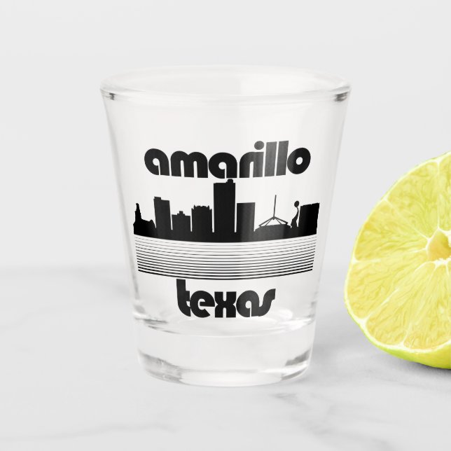 Vaso De Chupito Amarillo Texas (Anverso)
