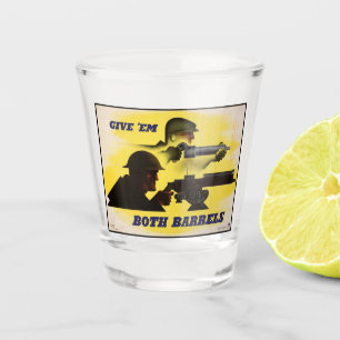 Vaso De Chupito Ambos Barriles, Militar e Industria, Esfuerzo Béli