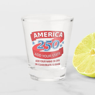 Vaso De Chupito America 250 Add State Independence Day Keepsake