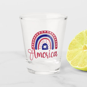 Vaso De Chupito América arcoiris