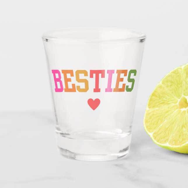 Vaso De Chupito amigas (Anverso)