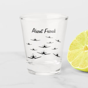 Vaso De Chupito Amigos ausentes F4U Corsair