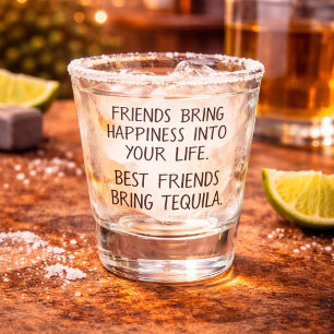 Vaso De Chupito Amigos Divertidos Traen Tequila