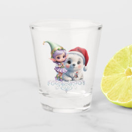 Vaso De Chupito Amigos en un mundo de fantasía.