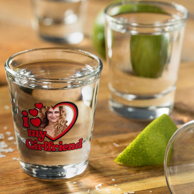 Vaso De Chupito Amo a mi Personalizado novia (Subido por el creador)