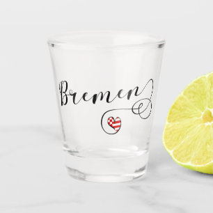 Vaso De Chupito Amo Bremen, Bandera Bremen, Alemania
