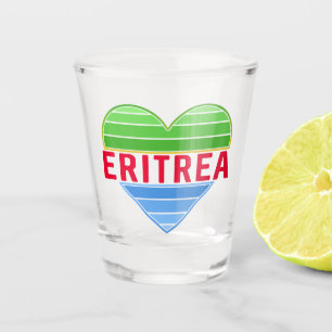 Vaso De Chupito Amo Eritrea, corazón eritreo