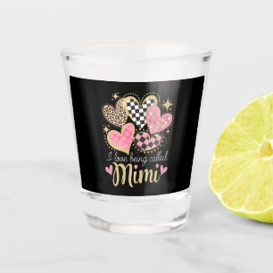 Vaso De Chupito Amo ser llamada Mimi Abuela Mamá Día de la Madre