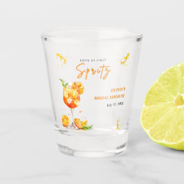 Vaso De Chupito Amor a Primera Copa Spritz Cóctel Naranja Despedid