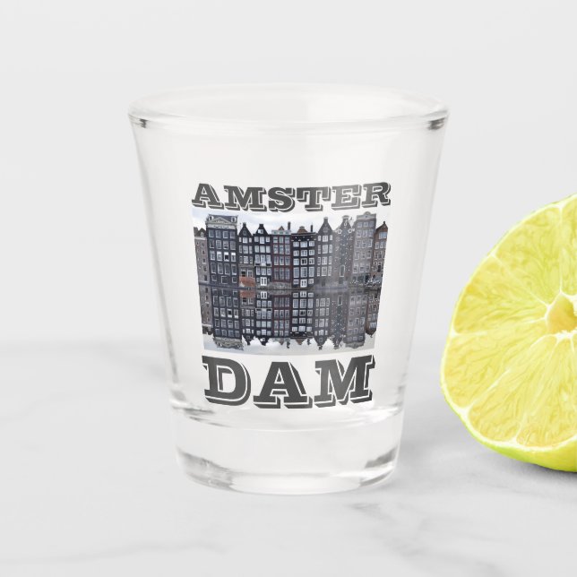 Vaso De Chupito Amster Dam Shot Glass (Anverso)