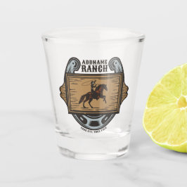 Vaso De Chupito AÑADIR A Vaquero DOMICILIO Rancho de Caballo de Fa