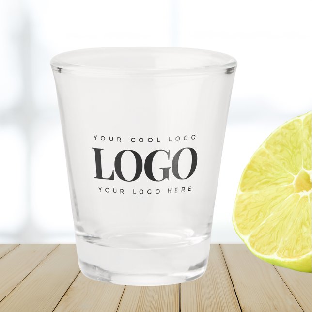Vaso De Chupito Añadir el logotipo de Rectangle Business Minimalis (Subido por el creador)