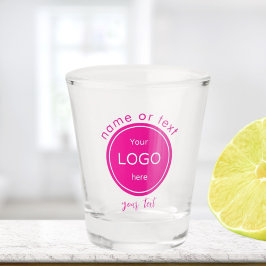 Vaso De Chupito añadir el logotipo de su empresa Bar hot pink