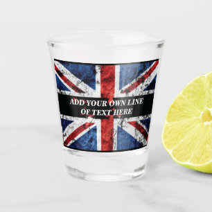 Vaso De Chupito Añadir el texto en el Cojín decorativo de la bande