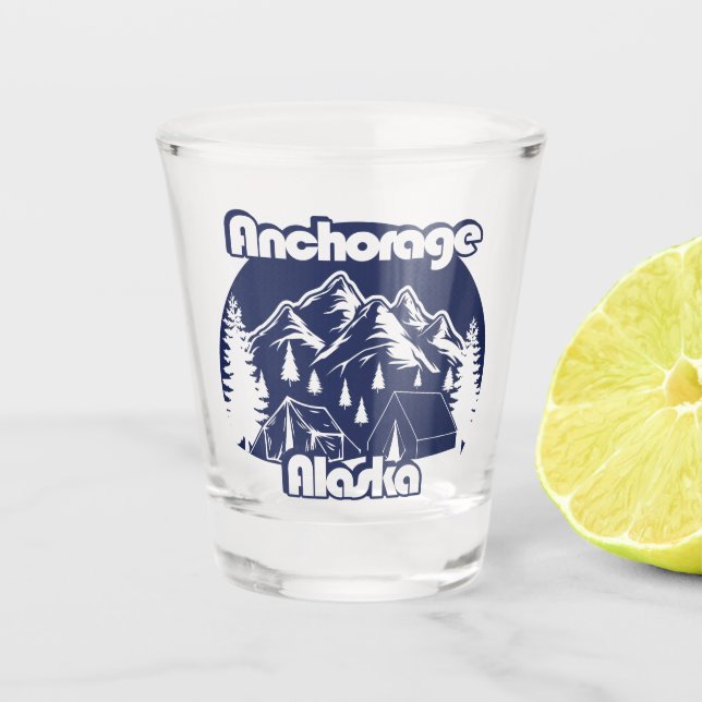 Vaso De Chupito Anchorage Alaska (Anverso)