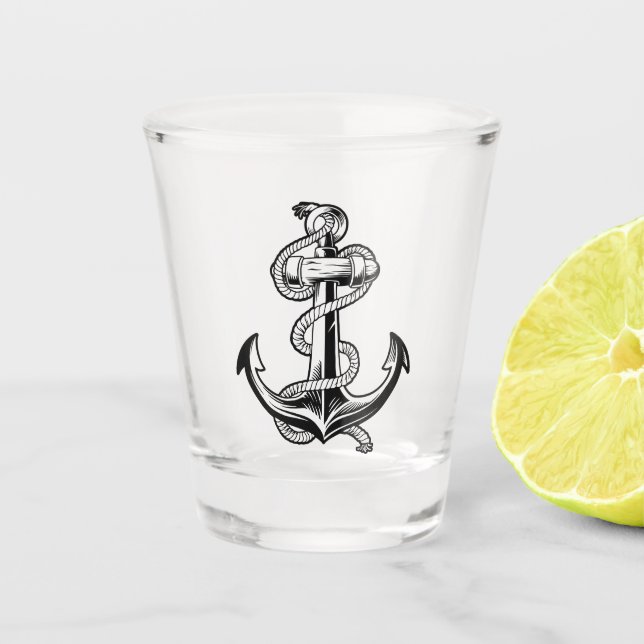 Vaso De Chupito Ancla náutica (Anverso)