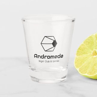 Vaso De Chupito Andromeda Shot Glass (Negro sobre transparente)