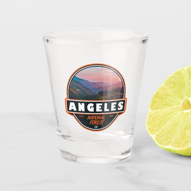 Vaso De Chupito Angeles National Forest California Emblem (Anverso)