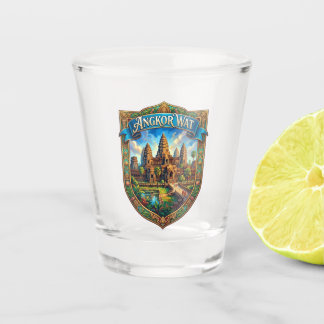 Vaso De Chupito Angkor Wat Cambodia at Dawn