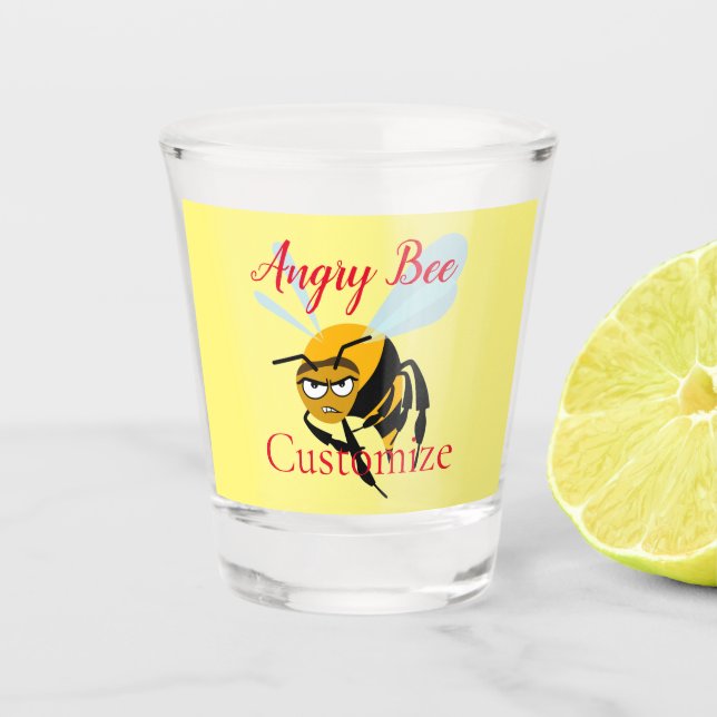 Vaso De Chupito Angry Bee Thunder_Cove (Anverso)