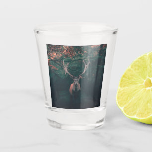 Vaso De Chupito Animal salvaje de ciervo de buey
