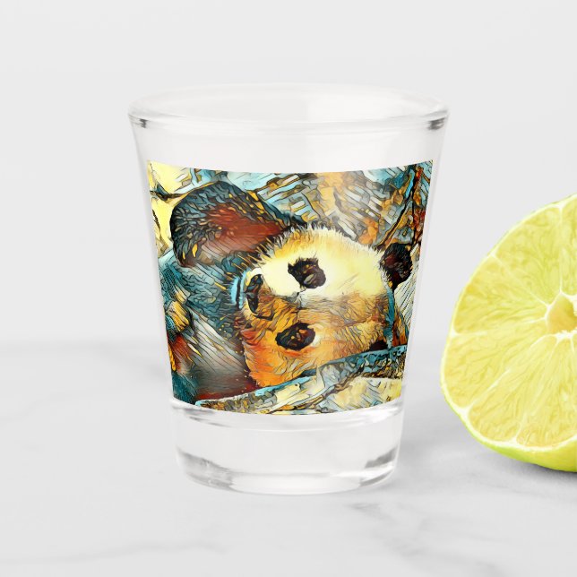 Vaso De Chupito AnimalArt_Panda_002 (Anverso)