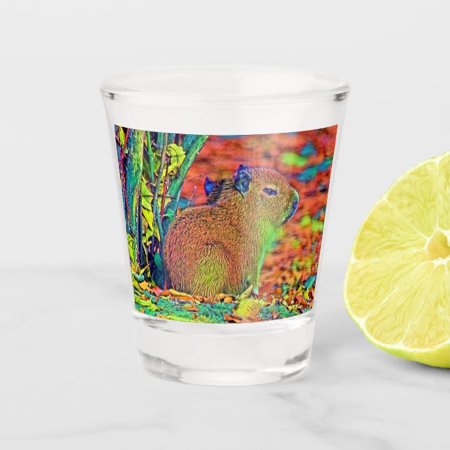 Vaso De Chupito AnimalColor_Capybara_001 (Anverso)