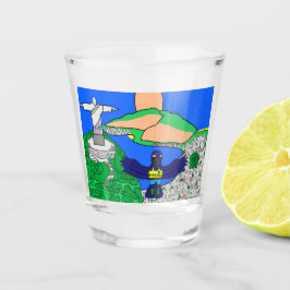 Vaso De Chupito Animales del mundo, Brasil: Hyacinth Macaw