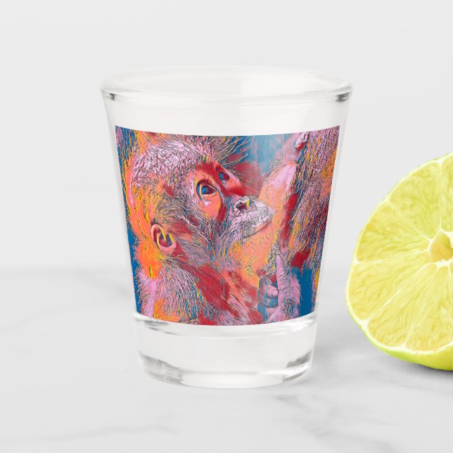 Vaso De Chupito AnimalMix_OrangUtan_014 (Anverso)