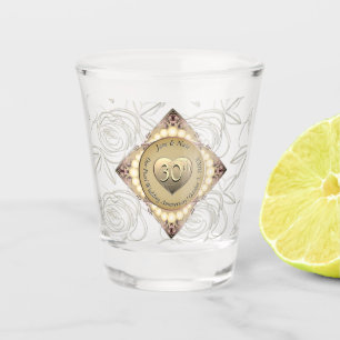 Vaso De Chupito Aniversario de la Perla 30/12 y Boda Verde
